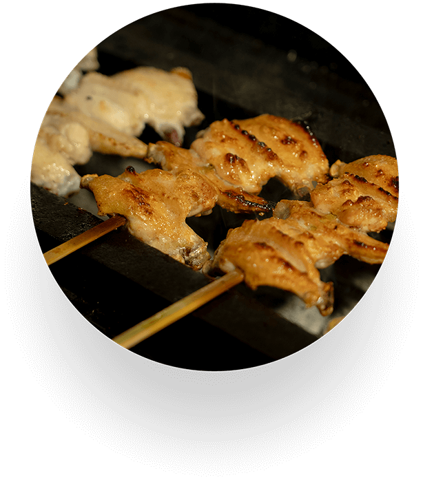 大山鶏の炭火焼